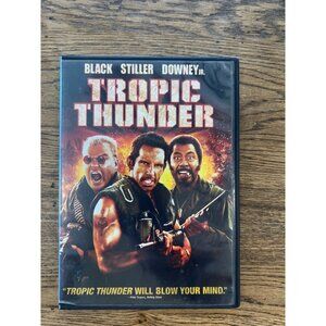 Tropic Thunder DVD 2008 Comedy Ben Stiller Jack Black Robert Downey Jr Pre Owned